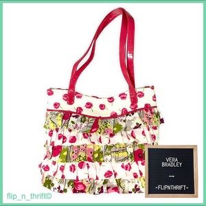 🌸🌺NWOT VERA BRADLEY Floral Ruffle Bag